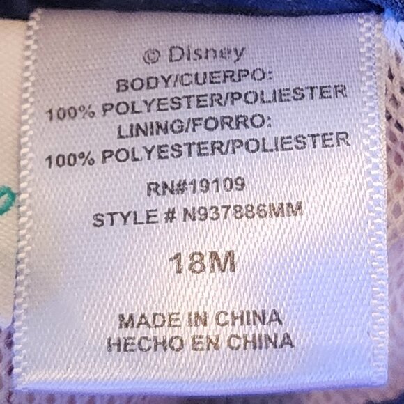 Disney Mickey Mouse Swim Trunks/Shorts With Mesh Lining Size 18 Months - Picture 5 of 5